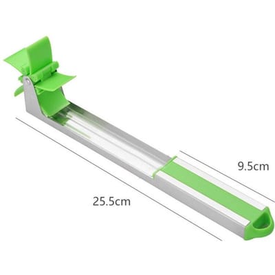 Roestvrijstalen Watermeloensnijder Windmolenvorm Design Snijder Keukengadgets Salade Fruit Snijder Tool green