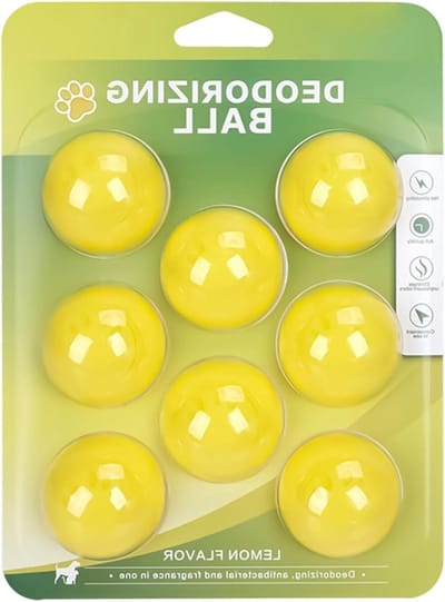 Geurneutraliserende ballen - Geurverwijderaars - Frisse Ruimtes Creëren - Natuurlijke Hechting - 8 stuks - Fruitgeur