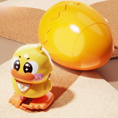 Figurine d'action Capybara Œuf Mignonne - Jouet à Remontage Dinosaure Bonhomme de Neige Lapin Canard Modèles d'Animaux Cadeau pour Enfants Ornement Éducatif