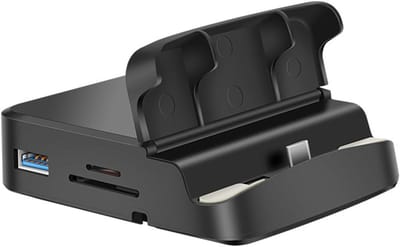 USB C Hub - Docking Station - Apparaat Connectiviteit - Snelle Gegevensoverdracht - 16 x 10 x 3 cm - A