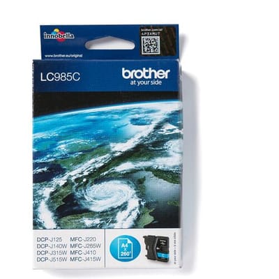 Brother LC985CBP inktcartridge 1 stuk origineel cyaan