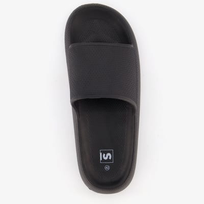 Heren badslippers zwart - Maat 41