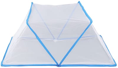 Dailygoody - Opvouwbare muggennettent - Lichtgewicht - Ideaal voor baby's - Blauw - Geventileerd - Veilig en comfortabel slapen - Geschikt voor studenten