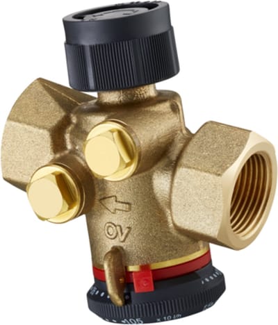 OVENTROP Drukverschil onafhankelijke regelklep Cocon QTZ met binnendraad PN 16 DN 15, Rp 1/2, 30-210 l/h, zonder meetventielen, EZB messing, 1147504