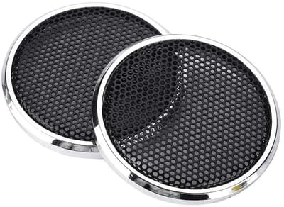Allecto - Loudspeaker Protection - Speaker Grills - Sterke bescherming - Zwart - Decoratieve grills - Bescherming voor luidsprekers - Geschikt voor...