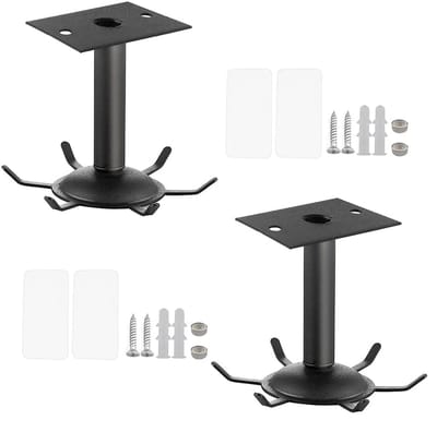 Dailygoods- Keukenhaak 360° Rotatie - Keukenhaakjes Handdoek - Roestvrij Staal - Antislip - Zelfklevend - 6 Haken