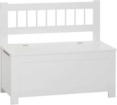 Kinderzitbank voor kinderkamer met houten frame