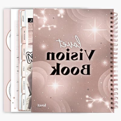 Vision Board Boek - Droom Journal - Doelen Visualiseren - Geïntegreerde Gratitude - A4 formaat - Multi