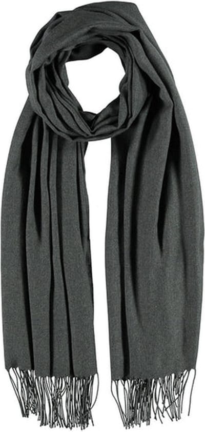 Bijoutheek Pashmina sjaal Donker Grijs