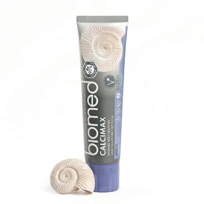 BIOMED Calcimax - Tandpasta - Remineralisatie van glazuur, fluoridevrij, 2-pack