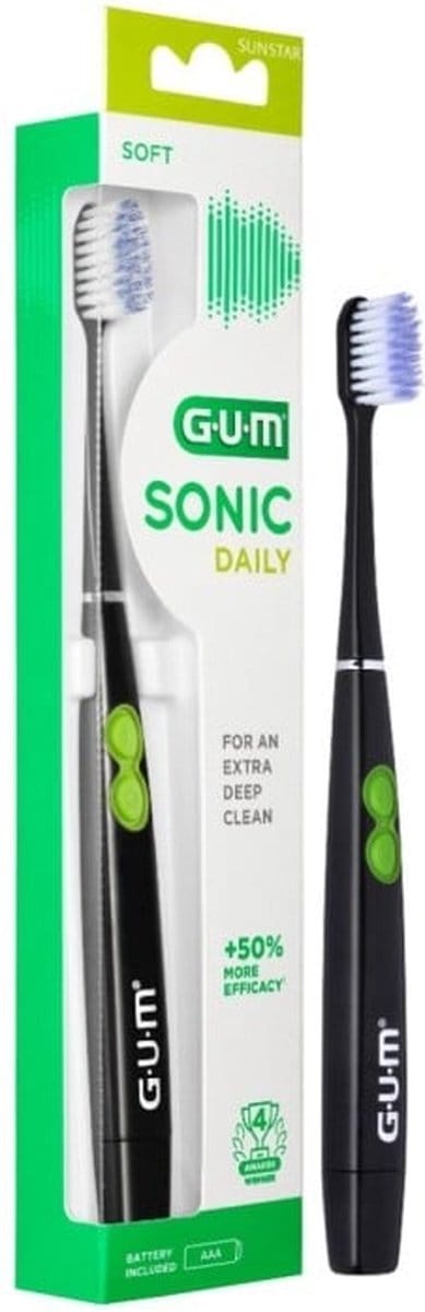 GUM Sonic Elektrische Tandenborstel - Zwart