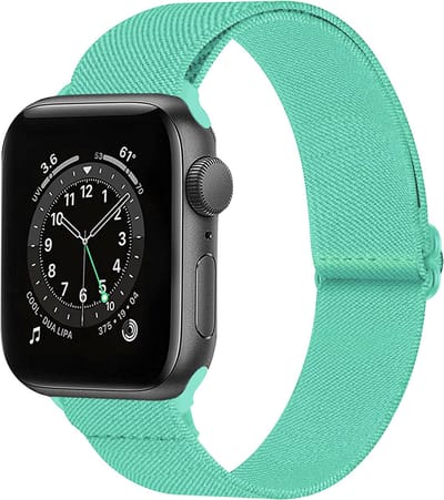 Bandje Geschikt Voor Apple Watch Bandje 38/40/41 mm Nylon Horloge Band Verstelbare Gesp - Geschikt Voor Apple Watch 1-8 / SE - 38/40/41 mm Nylon - Mint