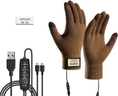 Livano Winterhandschoen - Wanten - Gloves - Touchscreen Handschoenen - Handschoenen Winter - Bruin Deluxe