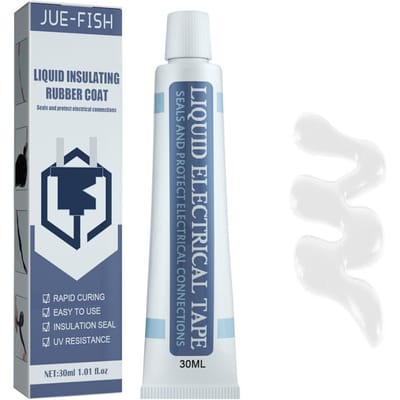 30/50ml Auto Vloeibare Isolatielijm Elektrische Draad Kabel Reparatie Rubber Coating Sneldrogende Reparatie Vloeistof Isolatiepasta white