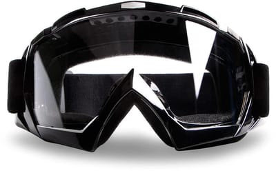 Ynkkvre - Sport Zonnebril - Sportbrillen - Crossbril - Skibril - Crossbrille - Lichtgewicht Ontwerp Met Cirkelvormige Ventilatieopeningen En UV-bescherming - 1 - Universaal Voor ATV Dirt Bike En Fietsen Heldere Lens