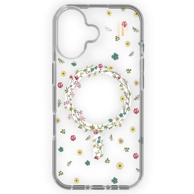 iDeal of Sweden Clear Case geschikt voor MagSafe geschikt voor iPhone 16 - Petite Floral