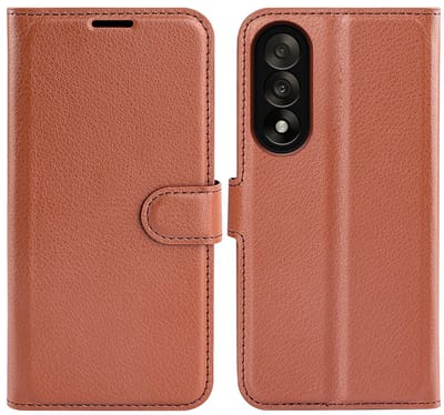 Coverup Hoesje - Geschikt voor OnePlus Nord 5 Hoesje - Coverup Book Case - Bruin