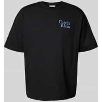 T-shirt met labelstitching