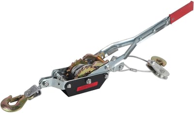 Handmatige draadkabeltrekker, spangereedschap, mini-spangereedschap, dubbele haak, hefgereedschap (4 ton)