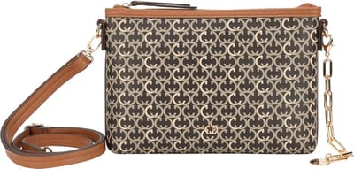 GERRY WEBER Schoudertas Aeon Shoulder Bag Darkbrown Veelkleurig