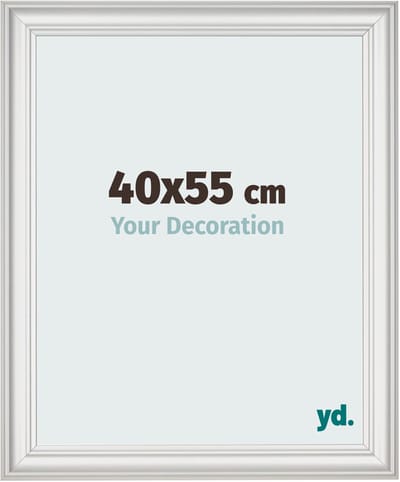 Your Decoration - Fotolijst 40x55 cm - MDF - Wit Geveegd - Lazio