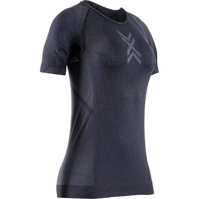 X-Bionic Xceed Hardloopshirt Korte Mouwen Dames X Black/Rhino Grey - XS