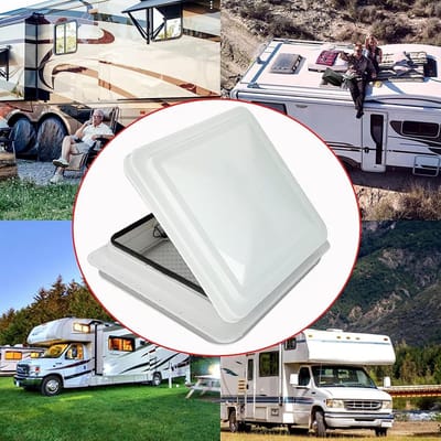 Universele 14 Inch Dakventilator voor Camper en Caravan met 12V Omkeerbare Ventilator