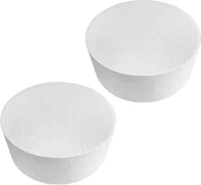 Cirkels van piepschuim voor taartdecoratie, gladde ronde dummycakes voor bruiloften, verjaardagen en feesten, 2 stuks knutselmateriaal, 20,3 cm schuimschijven voor creatief gebruik