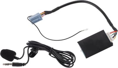 Radio Adapter Kabel - Muziek Kabel - Handsfree Bellen - Bluetooth Connectie - 21cm Lengte - Zwart