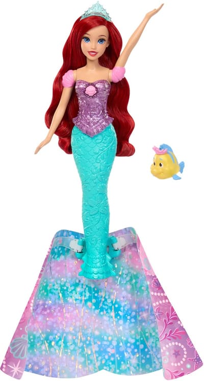 Mattel Disney Princess Ariel-transformatiepop Tienerpoppen