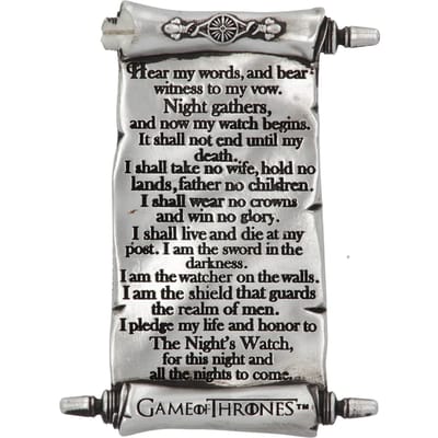 Game of Thrones Nachten horloge magneet
