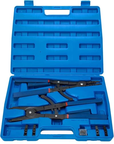 Snap Ring Tangen - Set 2 Stuks - Bevestigen & Ontgrendelen - Veerratelvergrendeling - 159 mm Capaciteit - Niet gespecificeerd