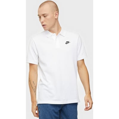 Nike Sportswear Club herenpoloshirt in wit