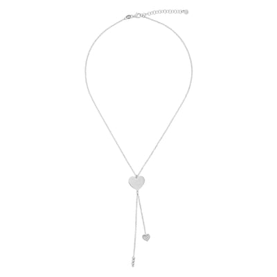 Orphelia 'Hart' Dames 925 Stalen Zilveren Ketting met Hanger - Zilver ZK-7384