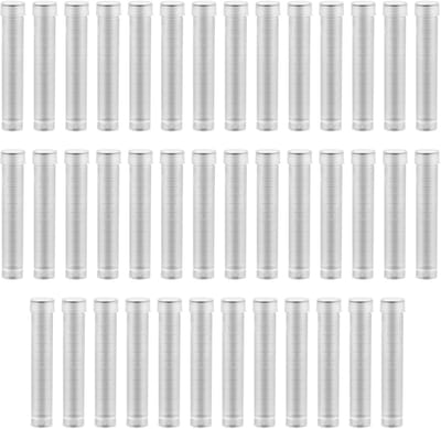 Dailygoods- Reageerbuisjes 40 Stuks - 10 ml - Kunststof - Schroefdop