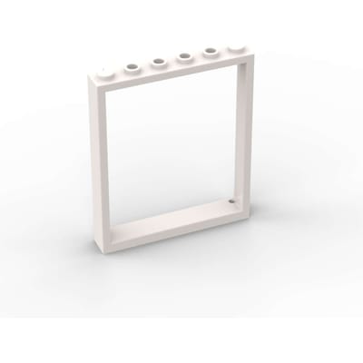 MOC 10 STUKS 42205 Raam 1x6x6 Bouwsteen Kit Platte Voordeur Frame Bevestigingen Stenen DO-IT-YOURSELF Idee Speelgoed Kinderen Kind Verjaardagscadeau
