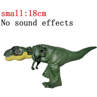 Handmatig bediende telescopische schommel dinosaurus fidget speelgoed voor kinderen Grappig Za Za geluid Decompressie Batterijspeelgoed Kindercadeau gray