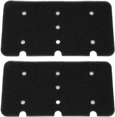 Dailygoods- Warmtewisselaar Filter 2 Stuks - Droger Filter - Compatibel met Haier/Candy/Hoover - Afmetingen 25x13 cm - Gemaakt van Schuim - Verbetert Efficiëntie - Drogerfilter