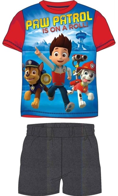 Paw Patrol Shortama - Pyjama - Strandset - 100% Katoen - Maat 92