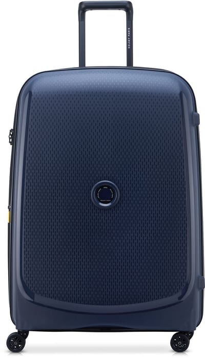Delsey Belmont Plus Grote Reiskoffer 76 cm Expandable – Gerecycled PP – 110L – 4,7 kg – TSA Slot – SECURITECH® Rits – 4 Dubbele Wielen - Blue