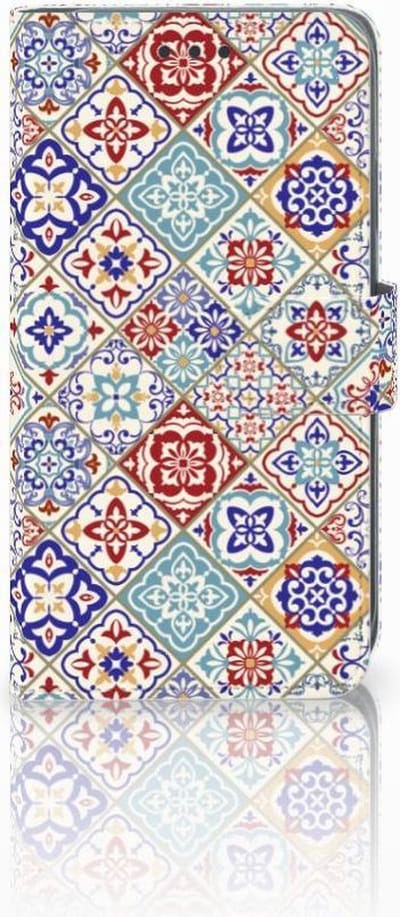 Apple iPhone Xr Bookcase Tiles Color