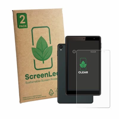 2 Stuks Screenprotector voor Logicom Tab 80 8" (Voor+Camera) - Hoogwaardige Beschermfolie transparant