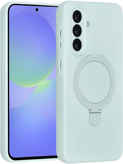 TUNIQ telefoonhoesje voor Samsung Galaxy A36 - MagSafe met ringstand - Mintgroen