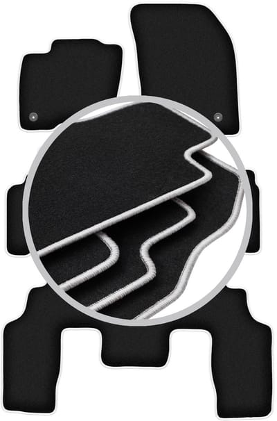 CARLUX-SILVER automatten voor: Ford S-MAX MK2 minivan (2015-)