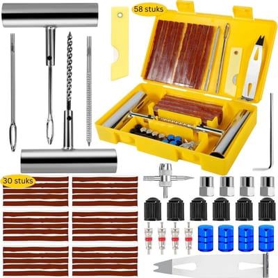 DailySupplies® Proppenset - Autobanden Reparatie Set - Autobanden Pomp