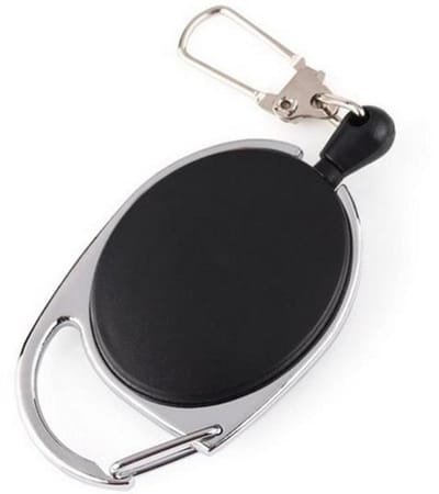 Daity Intrekbare sleutelhanger met clip - Sleutels en kaarten - Buitenwandelen en vissen Intrekbare sleutelhanger