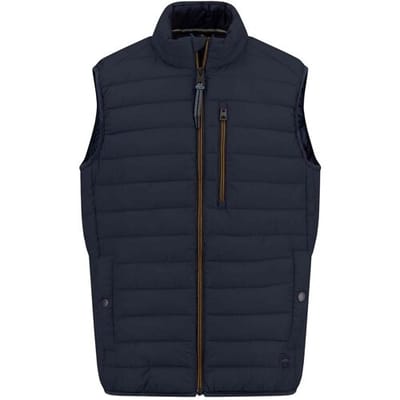 Fynch-Hatton Body-Warmer Light Weight Subtle Details Dark Navy / male