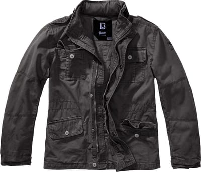 Brandit - Britannia Kinder Jacket - Kids 122/128 - Zwart