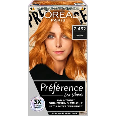 L'Oréal Paris L'Or&eacute;al Paris Pr&eacute;f&eacute;rence Vivid Colours 7.432 Copper 1 st