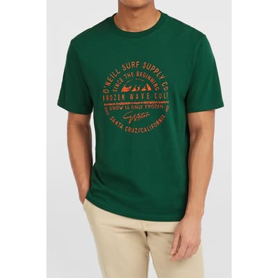 O'Neill  Muir T-shirt Emerald Envy Größe: S | Bedruckte T-Shirts Outlet | Herren | Grün